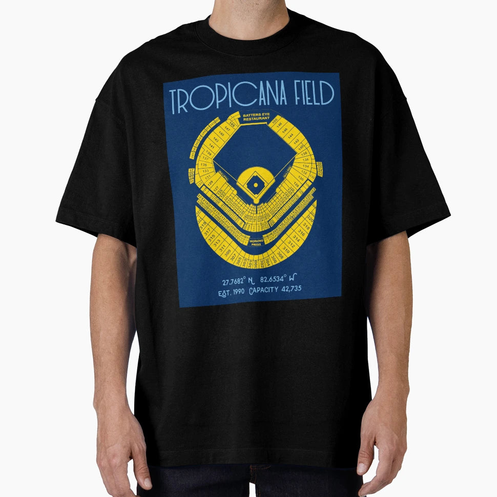 Tampa Bay Rays Tropicana Field T-Shirt - Casual Everyday Wear Men Women - T-Shirt, Sweatshirt, Hoodie