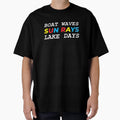 Boat Waves Sun Rays Lake Days Lake T-Shirt - Casual Everyday Wear Unisex - T-Shirt, Sweatshirt, Hoodie