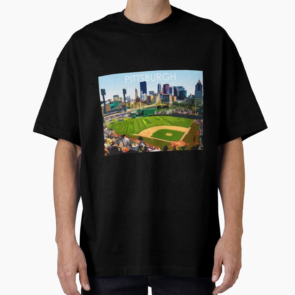 Pittsburgh Pensylvania Usa T-Shirt - Custom Art Print for Adults - T-Shirt, Sweatshirt, Hoodie