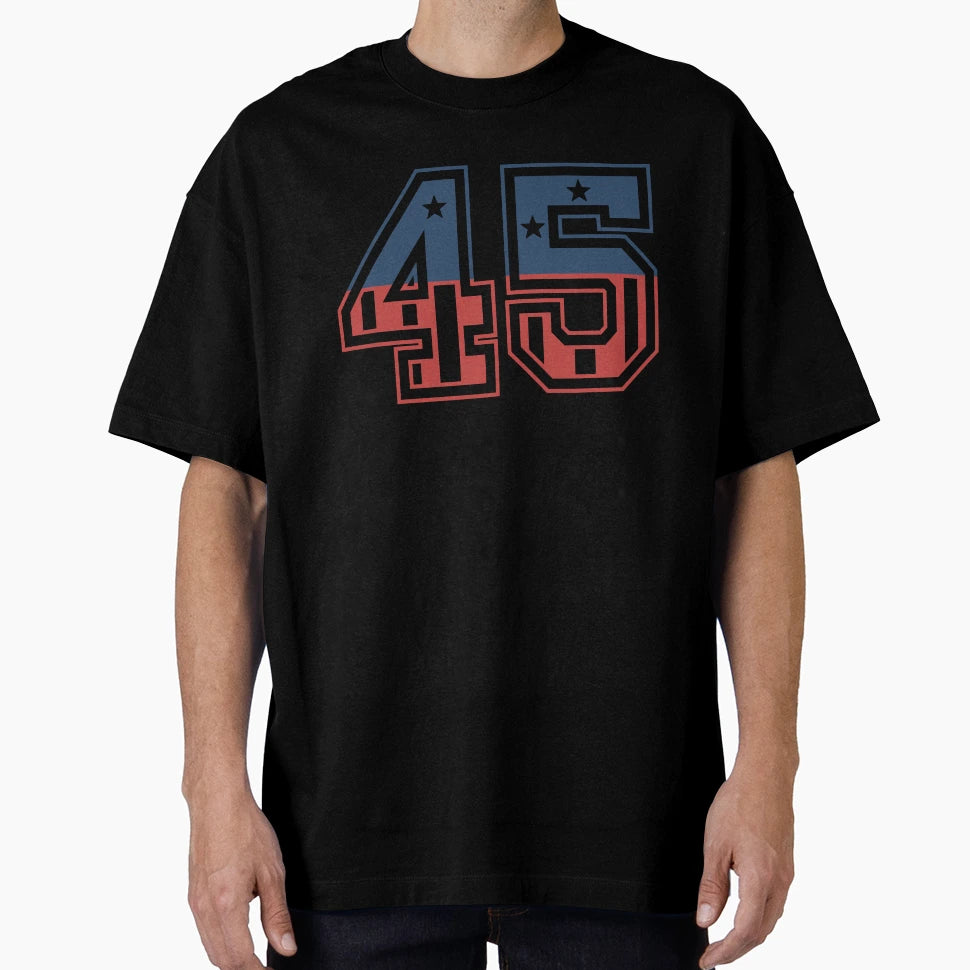 Number 45 Usa T-Shirt - Unique Graphic Men Women - T-Shirt, Sweatshirt, Hoodie