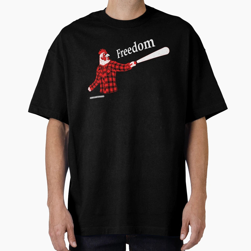 Freedom From Tyranny Chicken T-Shirt - Streetwear Style for Adults - T-Shirt, Sweatshirt, Hoodie