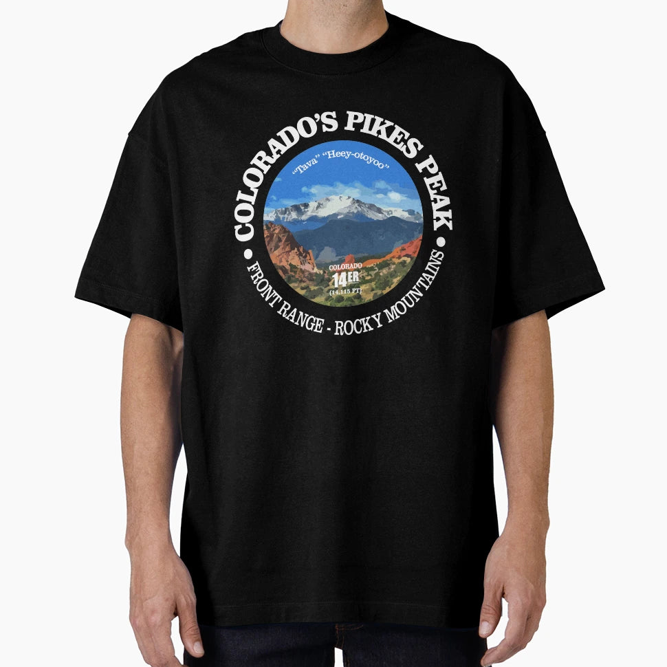 Pikes Peak P T-Shirt - Novelty Apparel Unisex - T-Shirt, Sweatshirt, Hoodie