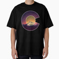 Colorado Flag Mountain Sky And Stars T-Shirt - Fun Novelty Design Unisex - T-Shirt, Sweatshirt, Hoodie
