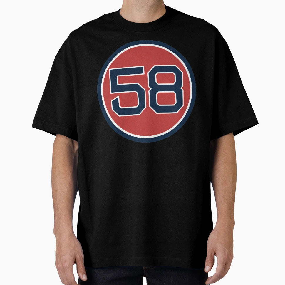 Jonathan Papelbon 58 Jersey Number T-Shirt - Trendy Graphic for Adults - T-Shirt, Sweatshirt, Hoodie