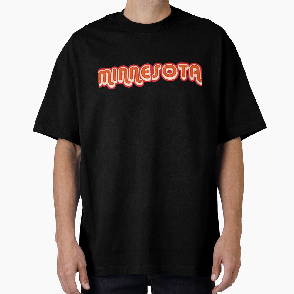 Minnesota 70S Shadow T-Shirt - Minimalist Print for Adults - T-Shirt, Sweatshirt, Hoodie