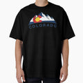 Colorado Mountains Flag Logo T-Shirt - Custom Art Print Men Women - T-Shirt, Sweatshirt, Hoodie