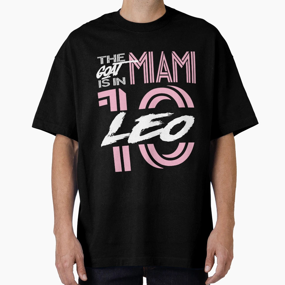 Leo Goat Is Miami T-Shirt - Casual Everyday Wear Men Women - T-Shirt, Sweatshirt, Hoodie