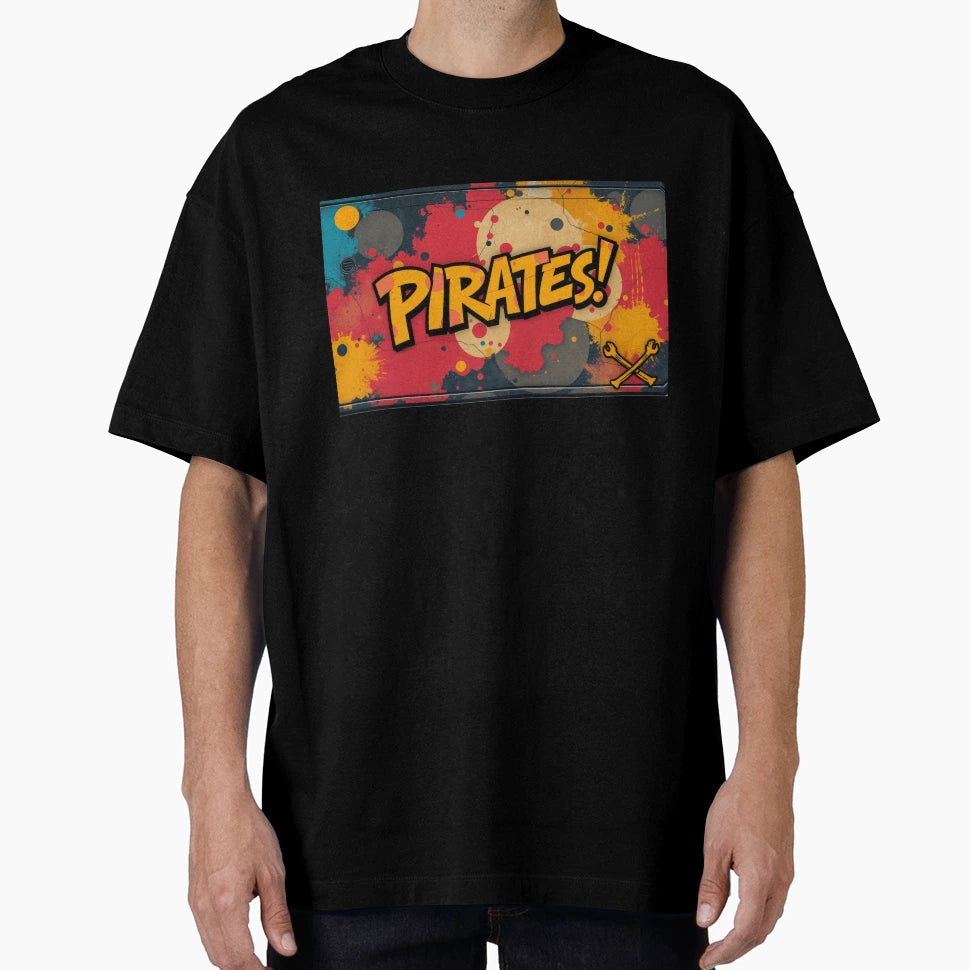 Pirate Graffiti 2 T-Shirt - Casual Everyday Wear for Adults - T-Shirt, Sweatshirt, Hoodie