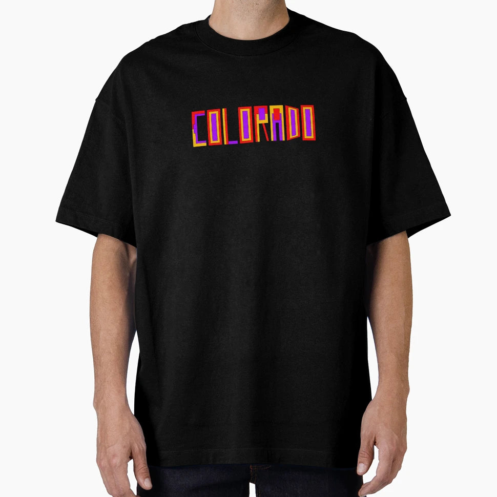 Colorado Text T-Shirt - Trendy Graphic for Adults - T-Shirt, Sweatshirt, Hoodie