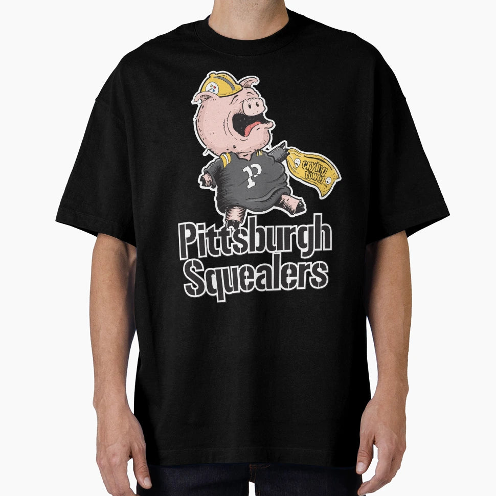 Pittsburgh Squealers T-Shirt - Aesthetic Graphic Men Women - T-Shirt, Sweatshirt, Hoodie