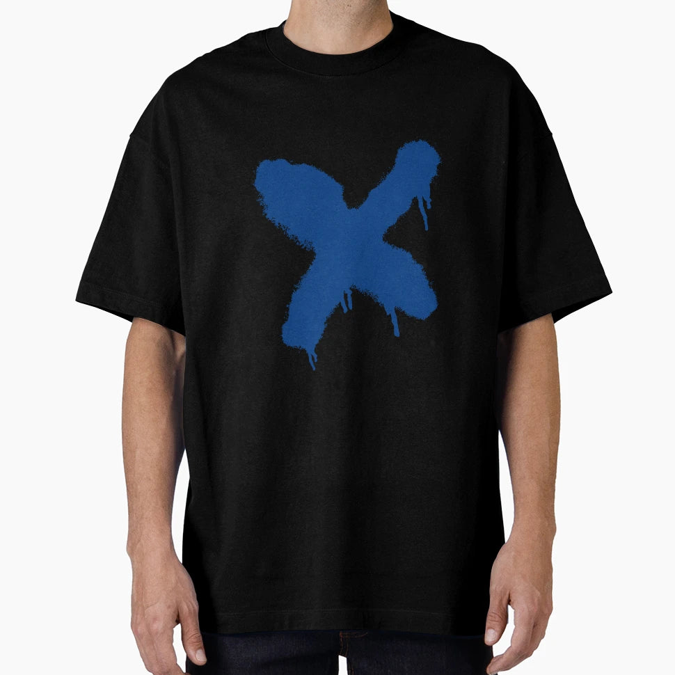 Drippy X Blue T-Shirt - Novelty Apparel Unisex - T-Shirt, Sweatshirt, Hoodie