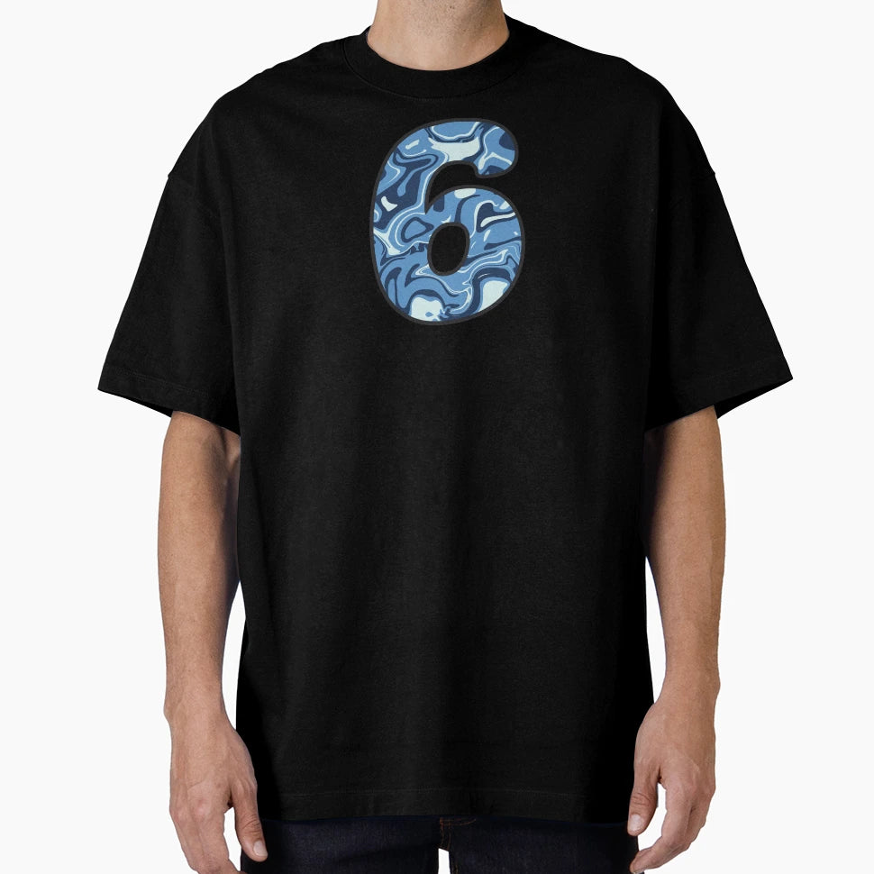 Copy 0 Zero Blue Marble Alphabet Letter T-Shirt - Fun Novelty Design Unisex - T-Shirt, Sweatshirt, Hoodie