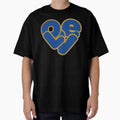 My Heart Is Filled Love Blue And Gold T-Shirt - Aesthetic Graphic Men Women - T-Shirt, Sweatshirt, Hoodie