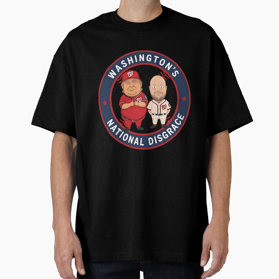 Washingtons National Disgrace T-Shirt - Fun Novelty Design Men Women - T-Shirt, Sweatshirt, Hoodie