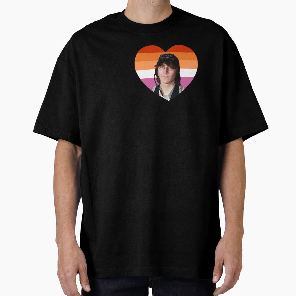 I Heart Paul Dano Oversized T-Shirt - Minimalist Print for Adults - T-Shirt, Sweatshirt, Hoodie