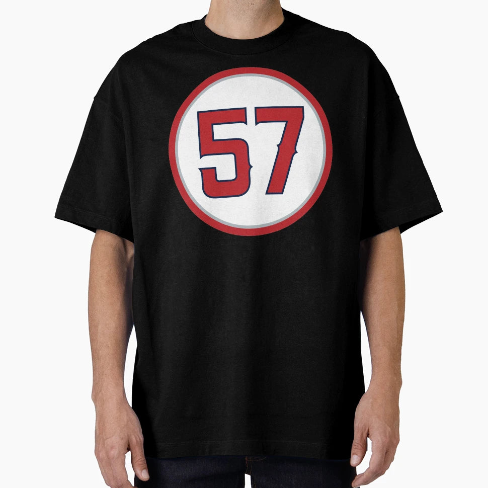Francisco Rodriguez 57 Jersey Number T-Shirt - Graphic Print for Adults - T-Shirt, Sweatshirt, Hoodie