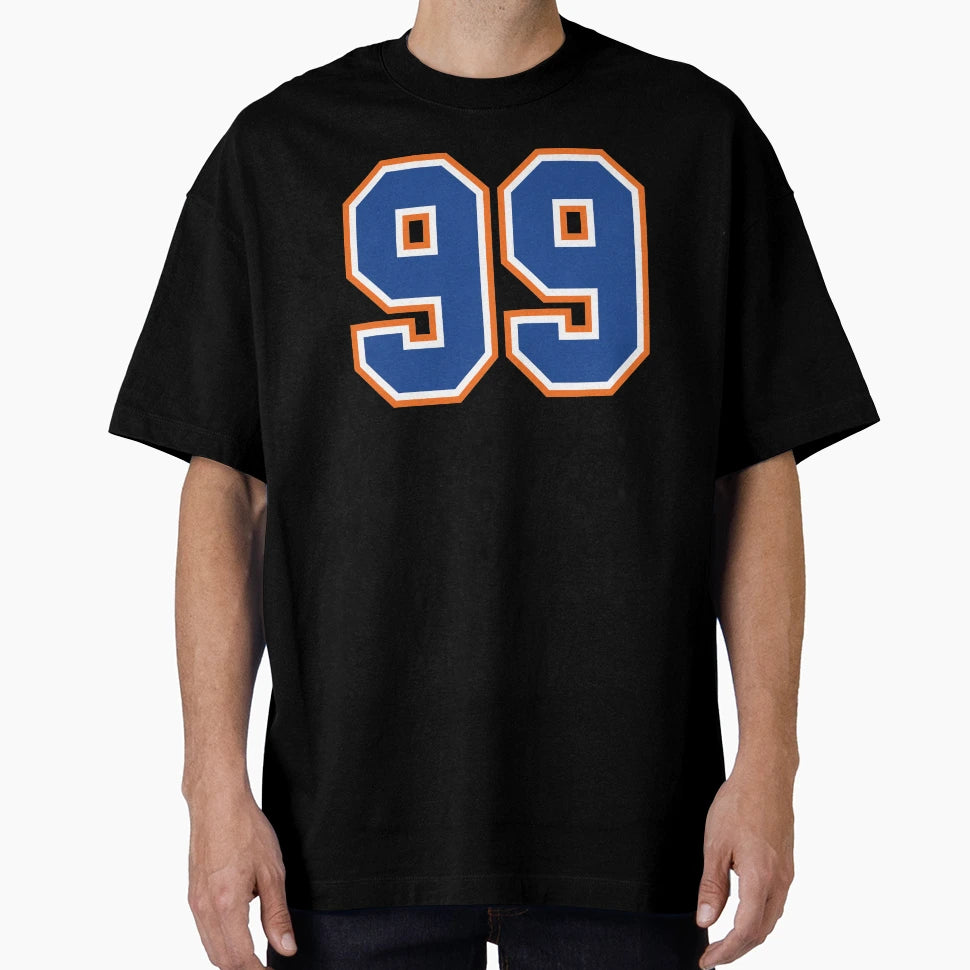 Ninety Nine Jersey Number Sports 99 T-Shirt - Unique Graphic Men Women - T-Shirt, Sweatshirt, Hoodie