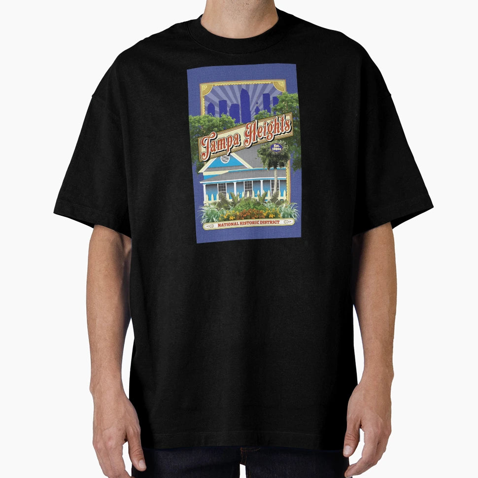 Tampa Heights National Historic T-Shirt - Trendy Graphic for Adults - T-Shirt, Sweatshirt, Hoodie