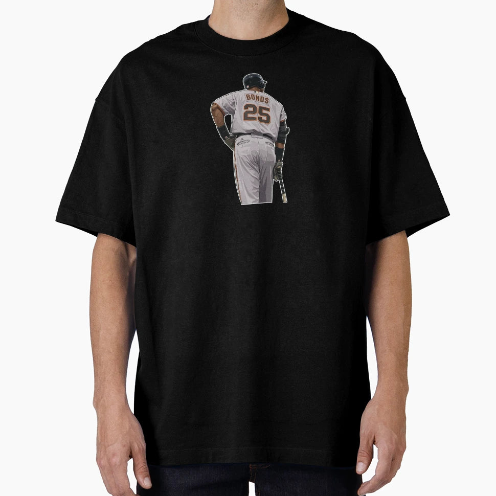Barry Bonds 25 Standing Back T-Shirt - Trendy Graphic Men Women - T-Shirt, Sweatshirt, Hoodie