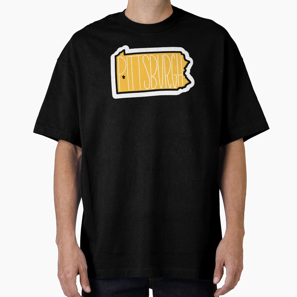 Pittsburgh Pennsylvania T-Shirt - Fun Novelty Design for Adults - T-Shirt, Sweatshirt, Hoodie