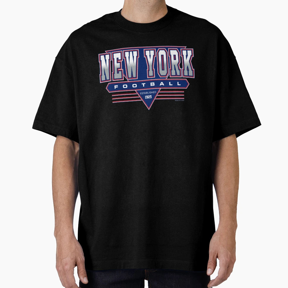 New York Jersey Football Giants Inspired T-Shirt - Graphic Print Unisex - T-Shirt, Sweatshirt, Hoodie