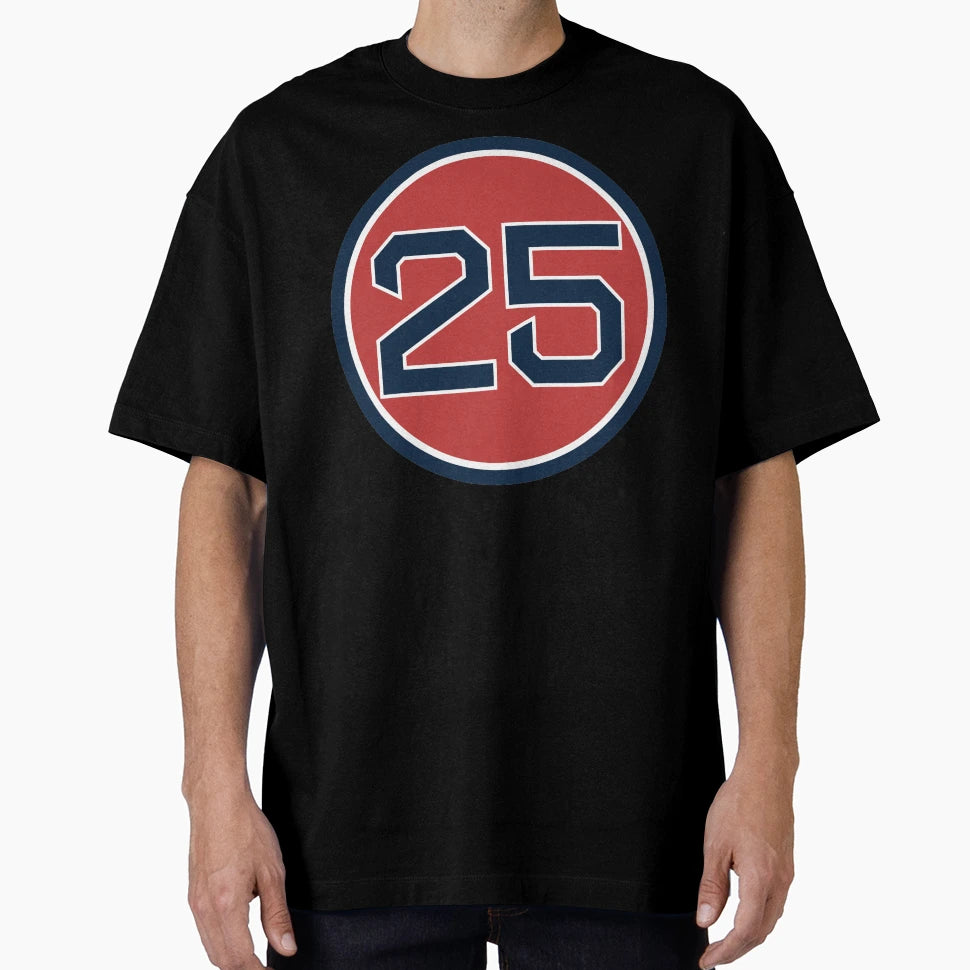 Steve Pearce 25 Jersey Number T-Shirt - Minimalist Print for Adults - T-Shirt, Sweatshirt, Hoodie