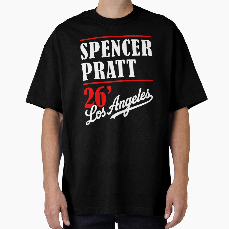 Pratt 26 Mayor Los Angeles T-Shirt - Graphic Print Unisex - T-Shirt, Sweatshirt, Hoodie