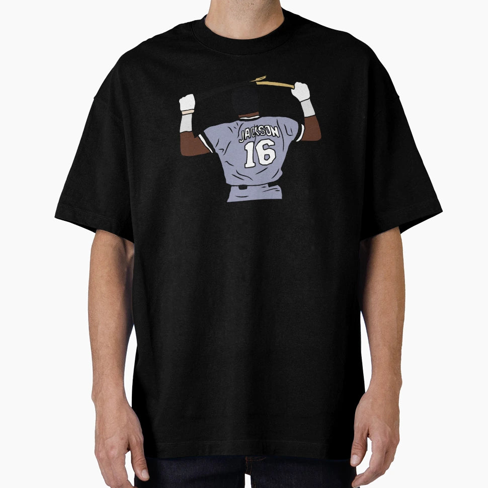 Bo Jackson Breaking Bat T-Shirt - Custom Art Print Men Women - T-Shirt, Sweatshirt, Hoodie