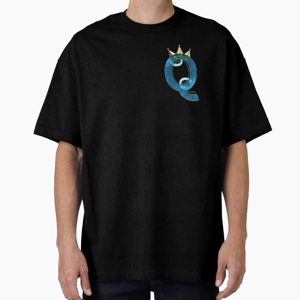 Q Letter 3D Render T-Shirt - Aesthetic Graphic Men Women - T-Shirt, Sweatshirt, Hoodie