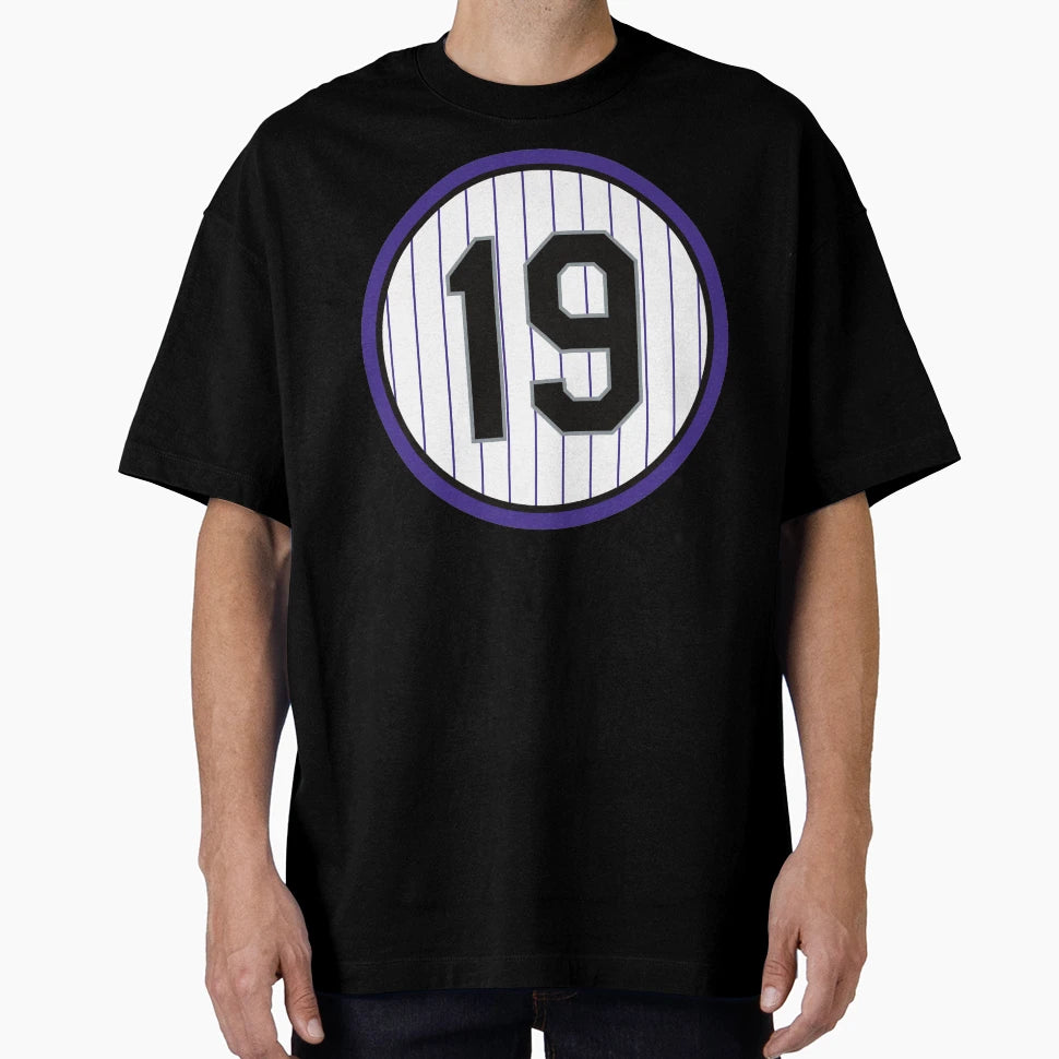 Charlie Blackmon 19 Jersey Number T-Shirt - Fun Novelty Design Men Women - T-Shirt, Sweatshirt, Hoodie