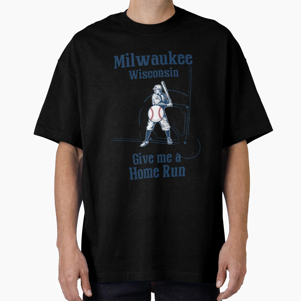 Milwaukee Wisconsin Baseball Support T-Shirt - Streetwear Style Men Women - T-Shirt, Sweatshirt, Hoodie