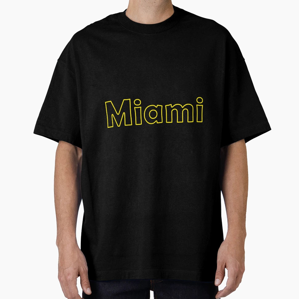 Miami T-Shirt - Minimalist Print Men Women - T-Shirt, Sweatshirt, Hoodie