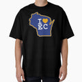 I Love Eau Claire Uwec T-Shirt - Minimalist Print for Adults - T-Shirt, Sweatshirt, Hoodie