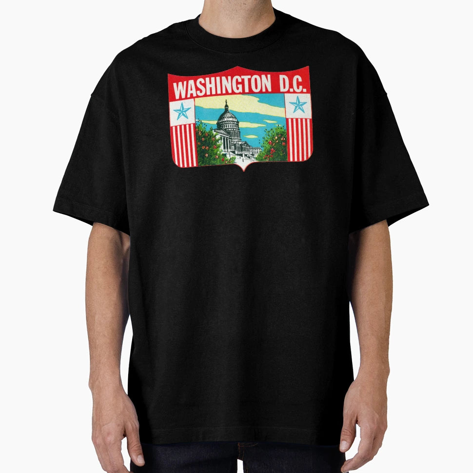 1960 Washington D C T-Shirt - Minimalist Print Unisex - T-Shirt, Sweatshirt, Hoodie
