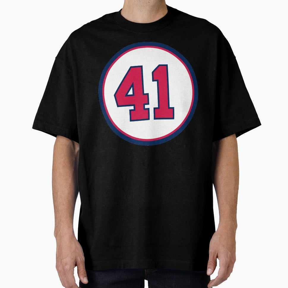 Eddie Mathews 41 Jersey Number T-Shirt - Trendy Graphic Unisex - T-Shirt, Sweatshirt, Hoodie