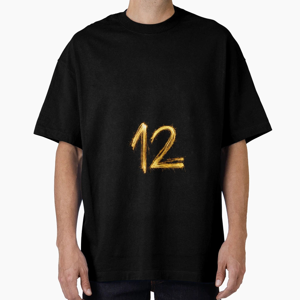 Tompa Bay 12 Golden T-Shirt - Graphic Print Unisex - T-Shirt, Sweatshirt, Hoodie