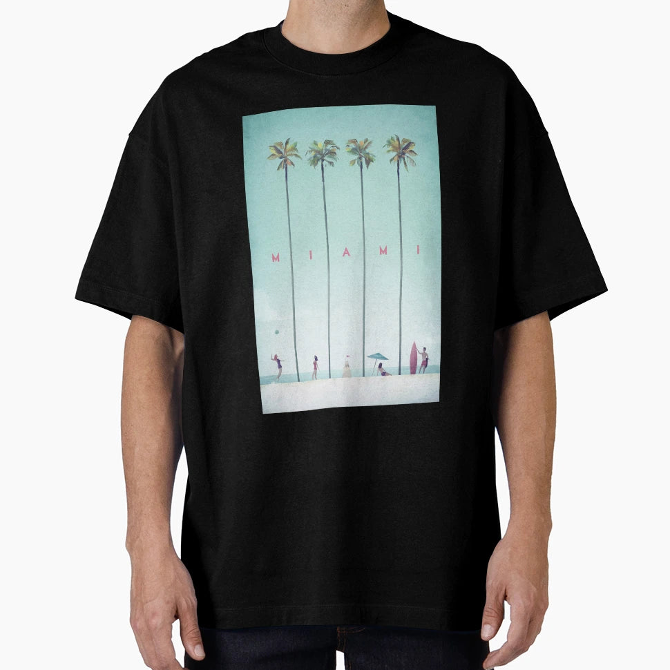 Miami Florida T-Shirt - Minimalist Print Unisex - T-Shirt, Sweatshirt, Hoodie