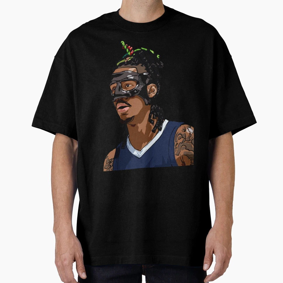 Masked Ja Morant T-Shirt - Trendy Graphic for Adults - T-Shirt, Sweatshirt, Hoodie