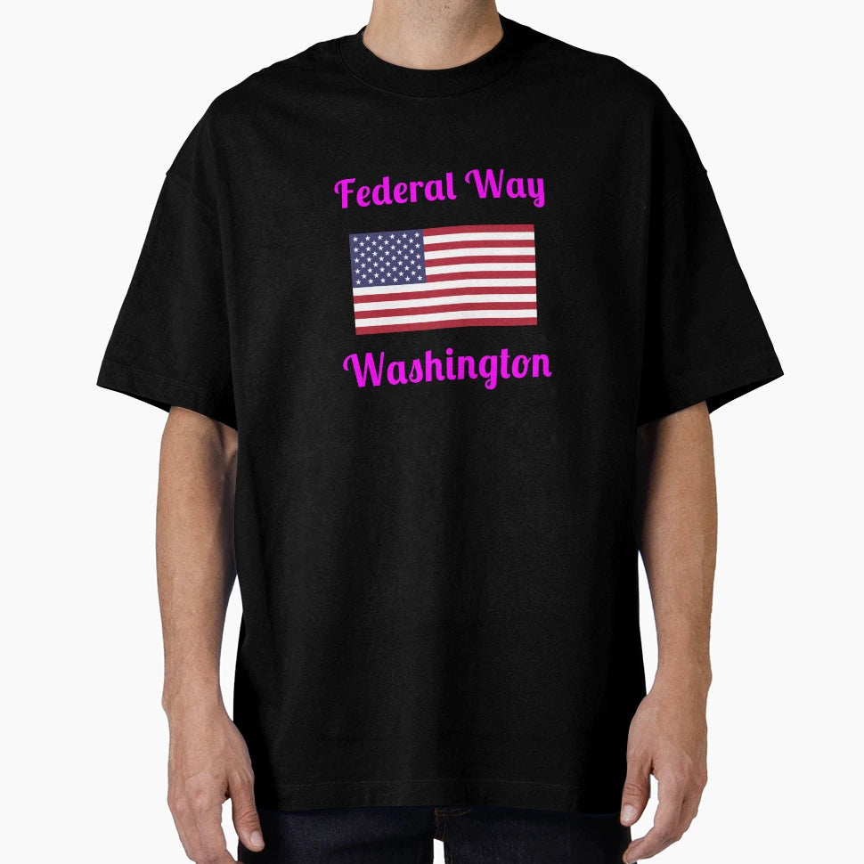 Federal Way Washington State Stylish T-Shirt - Aesthetic Graphic Unisex - T-Shirt, Sweatshirt, Hoodie