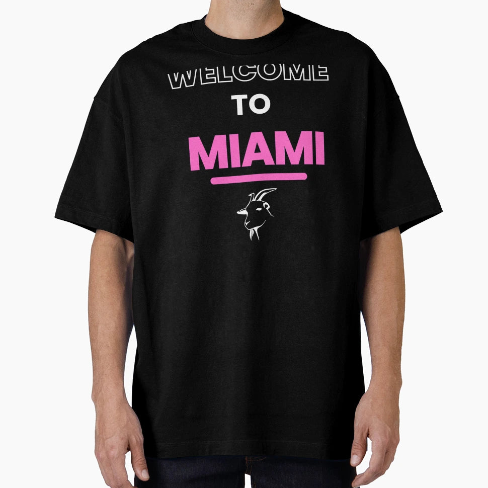 Goat Mesii Inter Miami T-Shirt - Trendy Graphic for Adults - T-Shirt, Sweatshirt, Hoodie