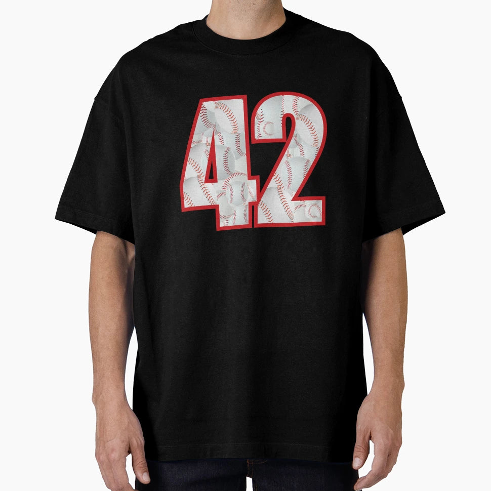 Baseball Number 42 Forty Two T-Shirt - Casual Everyday Wear Men Women - T-Shirt, Sweatshirt, Hoodie