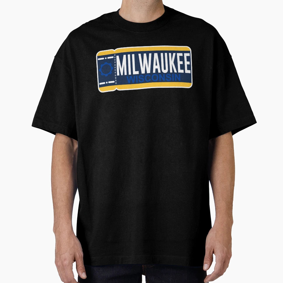 Milwaukee Ticket Alternate T-Shirt - Novelty Apparel for Adults - T-Shirt, Sweatshirt, Hoodie