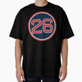Wade Boggs 26 Jersey Number T-Shirt - Aesthetic Graphic for Adults - T-Shirt, Sweatshirt, Hoodie