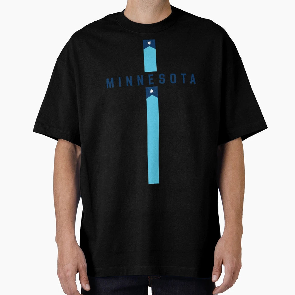Minnesota State Pride Modern North T-Shirt - Custom Art Print Men Women - T-Shirt, Sweatshirt, Hoodie
