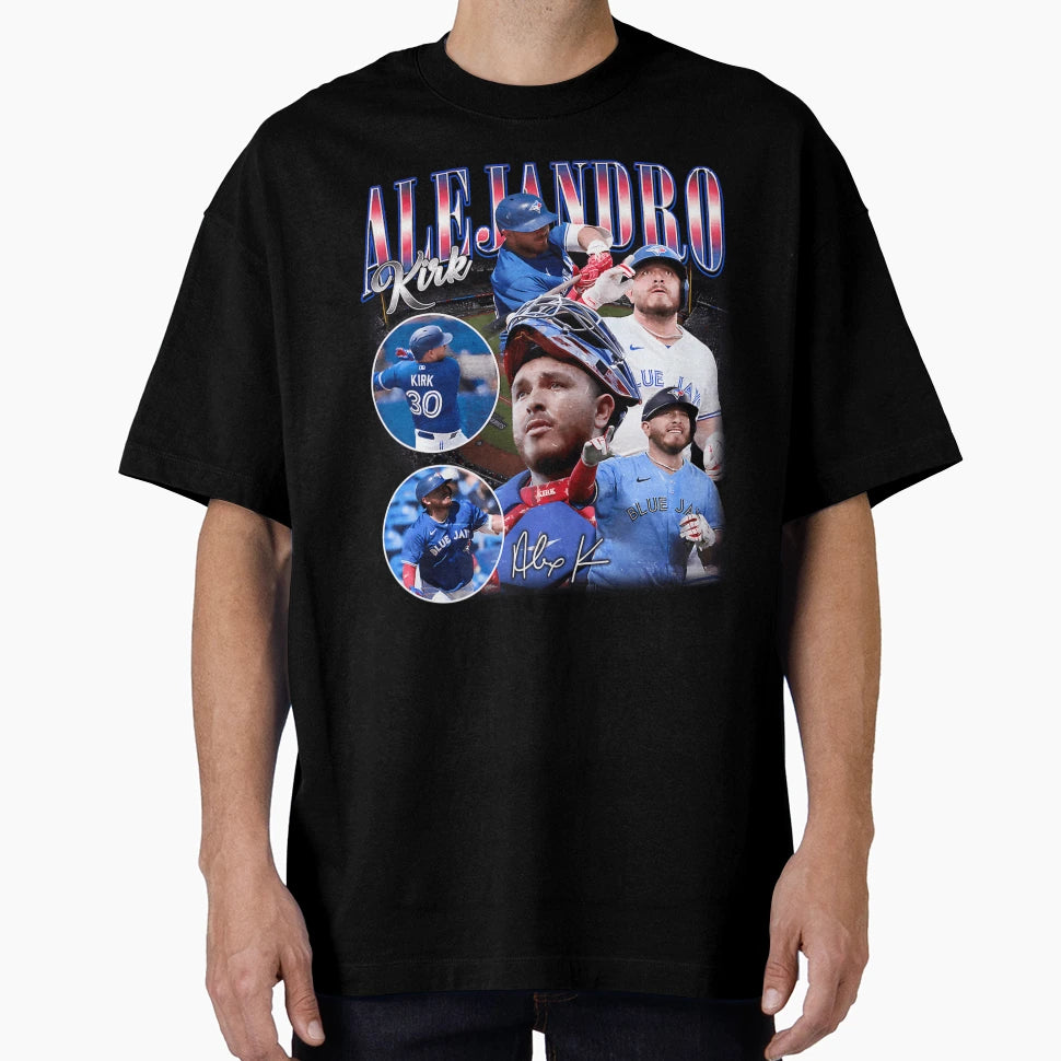 Alejandro Kirk Signature Bootleg T-Shirt - Novelty Apparel Unisex - T-Shirt, Sweatshirt, Hoodie