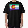 Colorado Gay Male Pride Flag T-Shirt - Casual Everyday Wear Men Women - T-Shirt, Sweatshirt, Hoodie