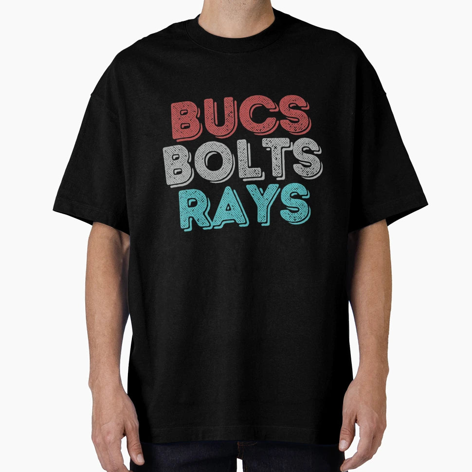 Bucs Bolts Rays T-Shirt - Novelty Apparel Unisex - T-Shirt, Sweatshirt, Hoodie