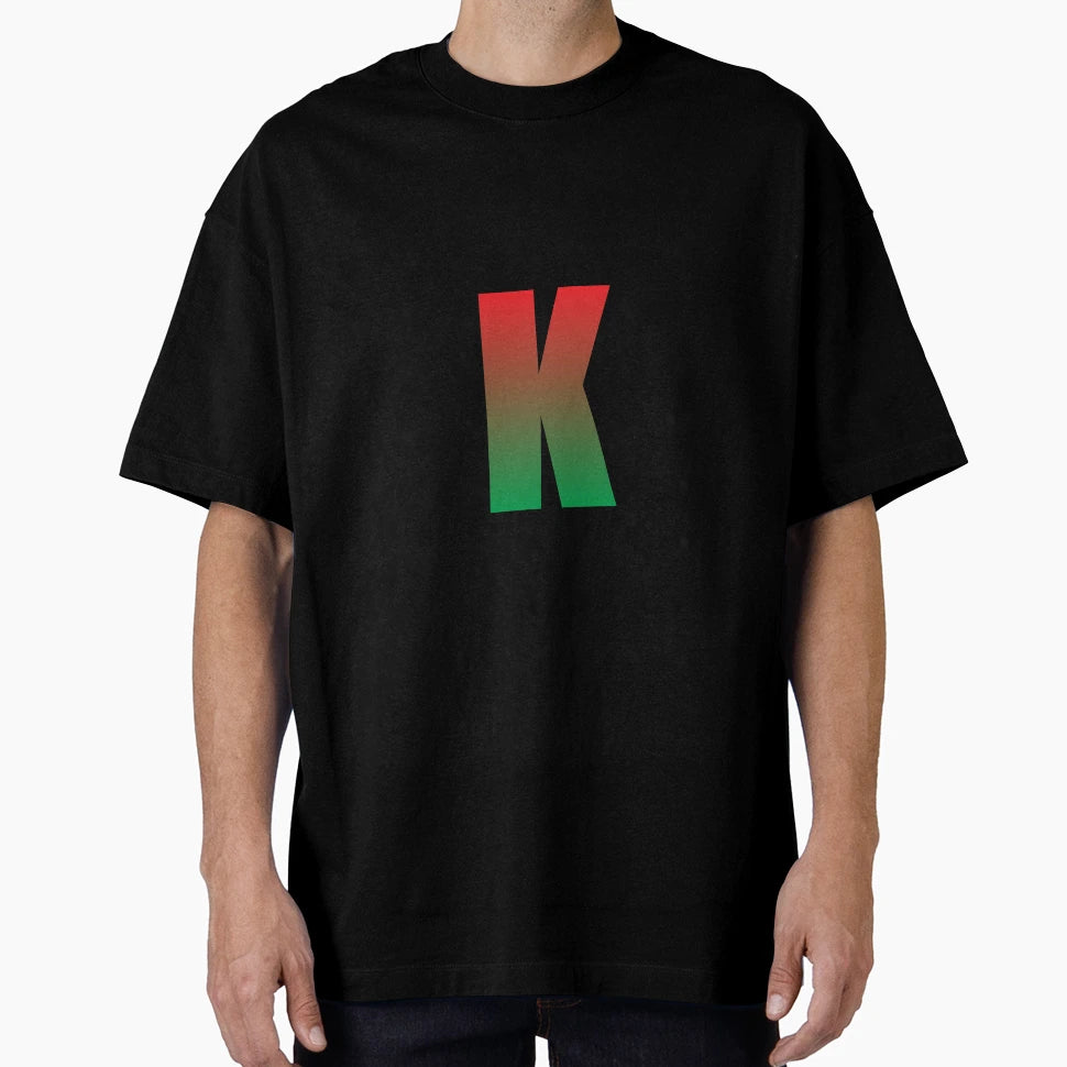 Gradient Initial K T-Shirt - Fun Novelty Design Men Women - T-Shirt, Sweatshirt, Hoodie
