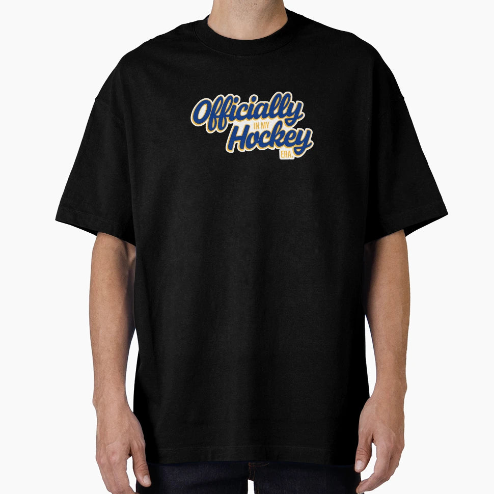 Officially My Hockey Era Buffalo T-Shirt - Custom Art Print Men Women - T-Shirt, Sweatshirt, Hoodie
