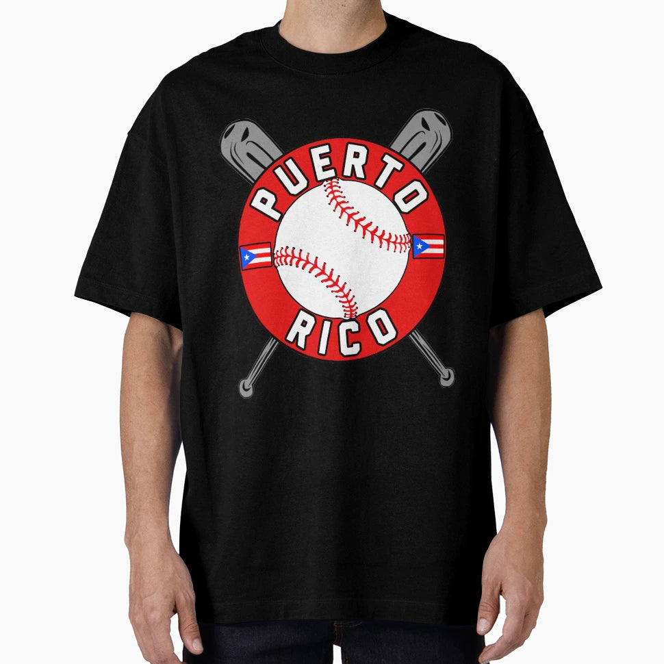 Puerto Rico Baseball Beisbol Sport T-Shirt - Minimalist Print for Adults - T-Shirt, Sweatshirt, Hoodie
